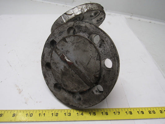 2" Cast Steel 300lb Flanged 90 Degree Pipe Elbow W/(8) 7/8" Bolt Holes