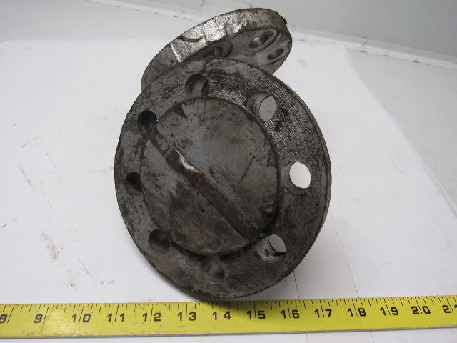 2" Cast Steel 300lb Flanged 90 Degree Pipe Elbow W/(8) 7/8" Bolt Holes