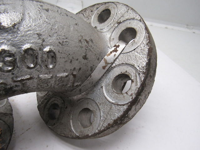 2" Cast Steel 300lb Flanged 90 Degree Pipe Elbow W/(8) 7/8" Bolt Holes