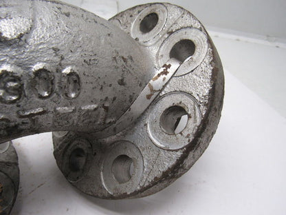 2" Cast Steel 300lb Flanged 90 Degree Pipe Elbow W/(8) 7/8" Bolt Holes