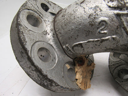 2" Cast Steel 300lb Flanged 90 Degree Pipe Elbow W/(8) 7/8" Bolt Holes
