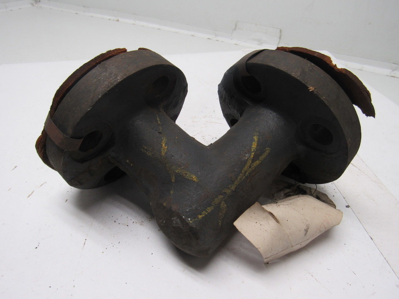 Vogt 1" Drop Forged Steel Flanged 90 Degree Pipe Elbow W/(4) 3/4" Bolt Holes