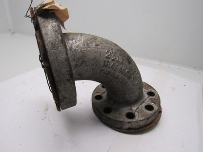 Walworth 2-1/2" LR  Steel Flanged 90 Degree Pipe Elbow W/(8) 7/8" Bolt Holes