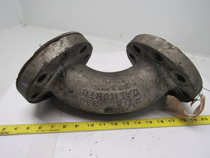Walworth 2-1/2" LR  Steel Flanged 90 Degree Pipe Elbow W/(8) 7/8" Bolt Holes