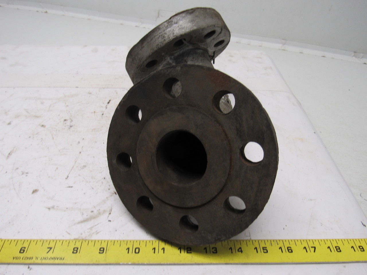 Clover CS800 2" Steel Flanged 90 Degree Pipe Elbow W/(8) 7/8" Bolt Holes
