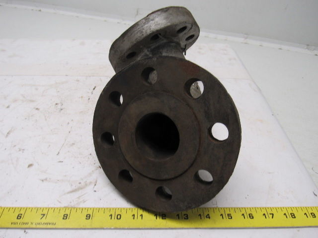 Clover CS800 2" Steel Flanged 90 Degree Pipe Elbow W/(8) 7/8" Bolt Holes