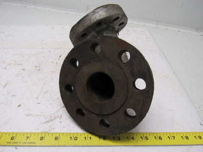 Clover CS800 2" Steel Flanged 90 Degree Pipe Elbow W/(8) 7/8" Bolt Holes