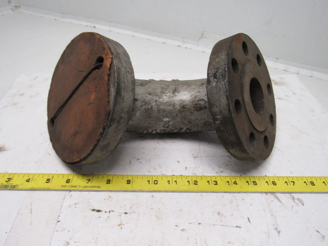 Clover CS800 2" Steel Flanged 90 Degree Pipe Elbow W/(8) 7/8" Bolt Holes