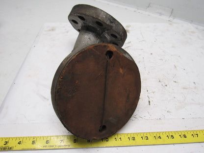 Clover CS800 2" Steel Flanged 90 Degree Pipe Elbow W/(8) 7/8" Bolt Holes