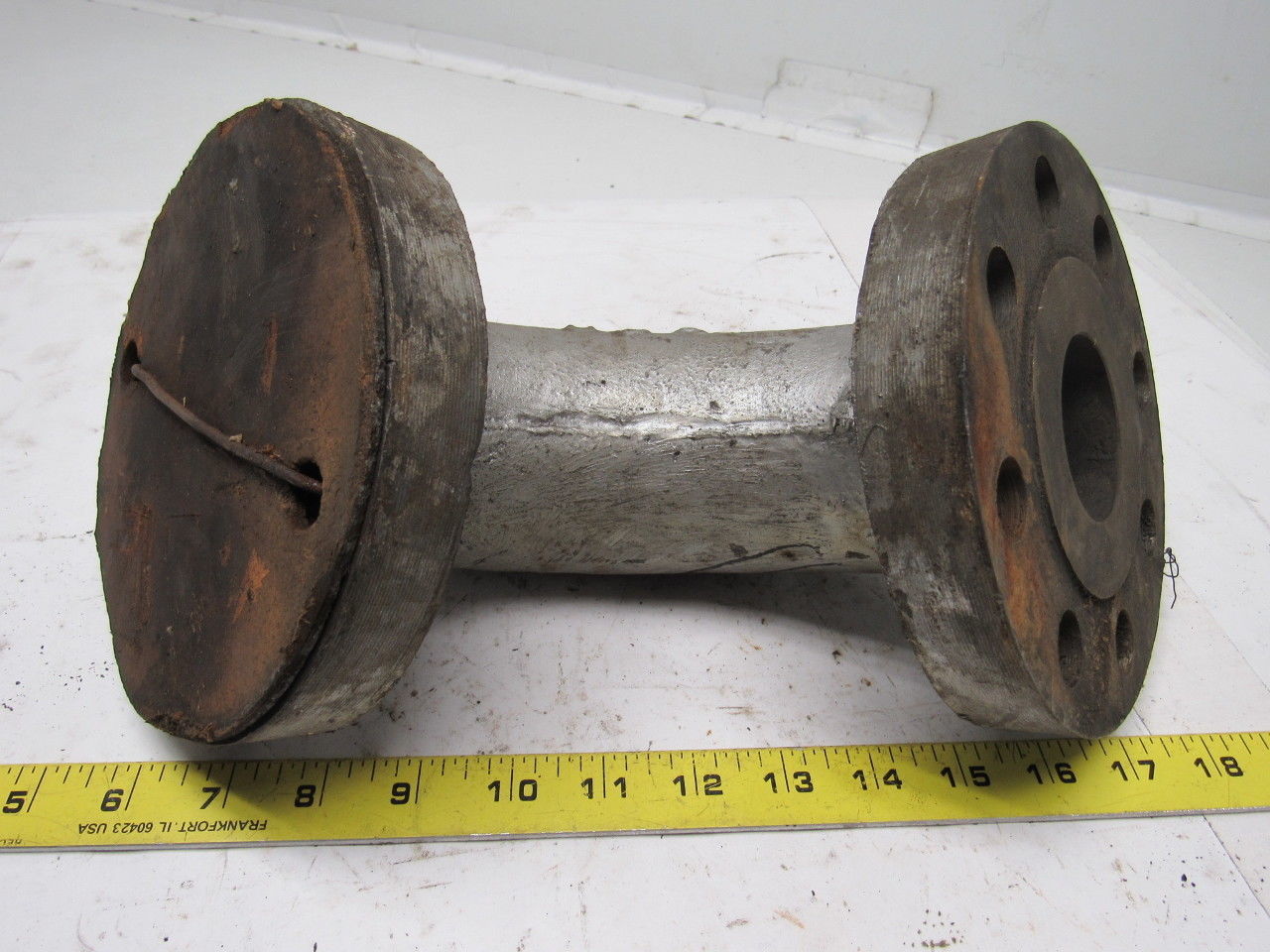 2" Steel Flanged 90 Degree Pipe Elbow W/(8) 7/8" Bolt Holes