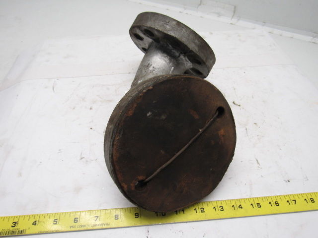 2" Steel Flanged 90 Degree Pipe Elbow W/(8) 7/8" Bolt Holes