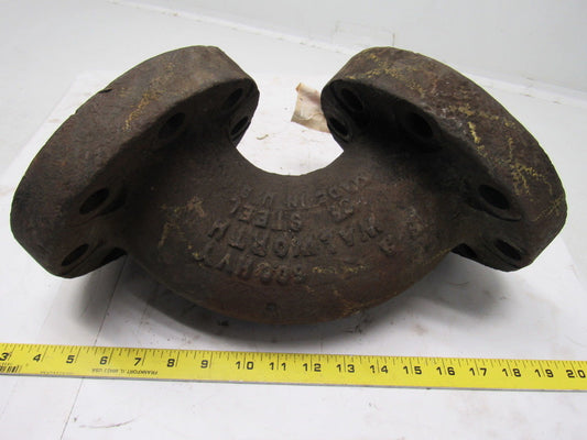 Walworth 3" Cast Steel Flanged 90 Degree Pipe Elbow Class 600