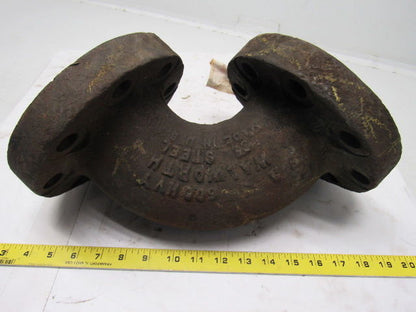 Walworth 3" Cast Steel Flanged 90 Degree Pipe Elbow Class 600