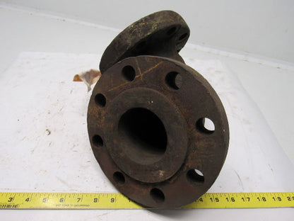 Walworth 3" Cast Steel Flanged 90 Degree Pipe Elbow Class 600