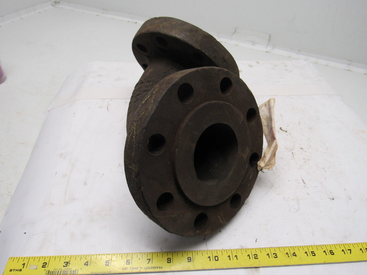 Walworth 3" Cast Steel Flanged 90 Degree Pipe Elbow Class 600