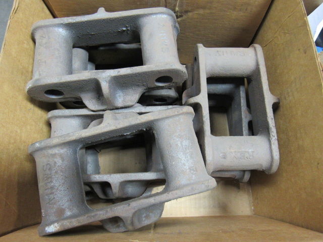 Rex A111WS Link-Belt Cast Combination Chain 4-3/4" Pitch Lot of 11