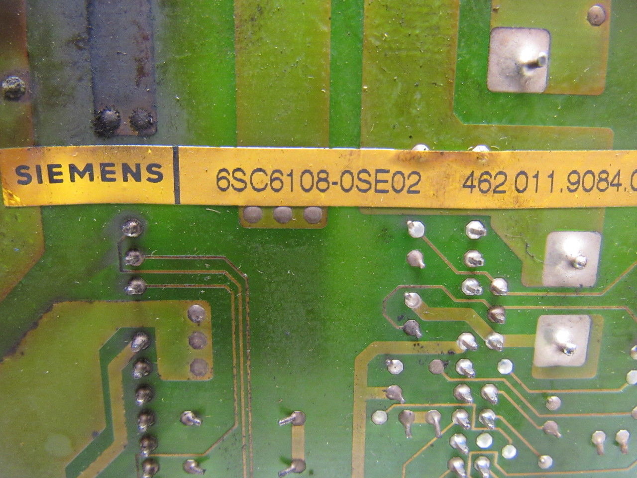 Siemens 6SC61080SE02 Simodrive Power Module 1AXIS 8/16A