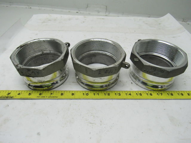 ETC-TT A 400 4" Female NPT Cam and Groove Adapter 100PSI