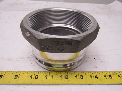 ETC-TT A 400 4" Female NPT Cam and Groove Adapter 100PSI