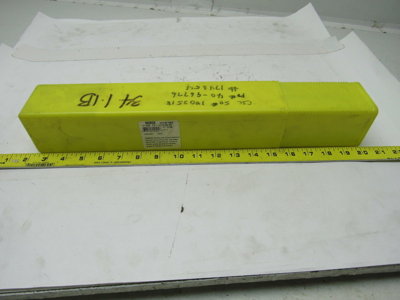 Morse 1302 Taper Shank 1-3/4" #5 High Speed Steel Drill Bit