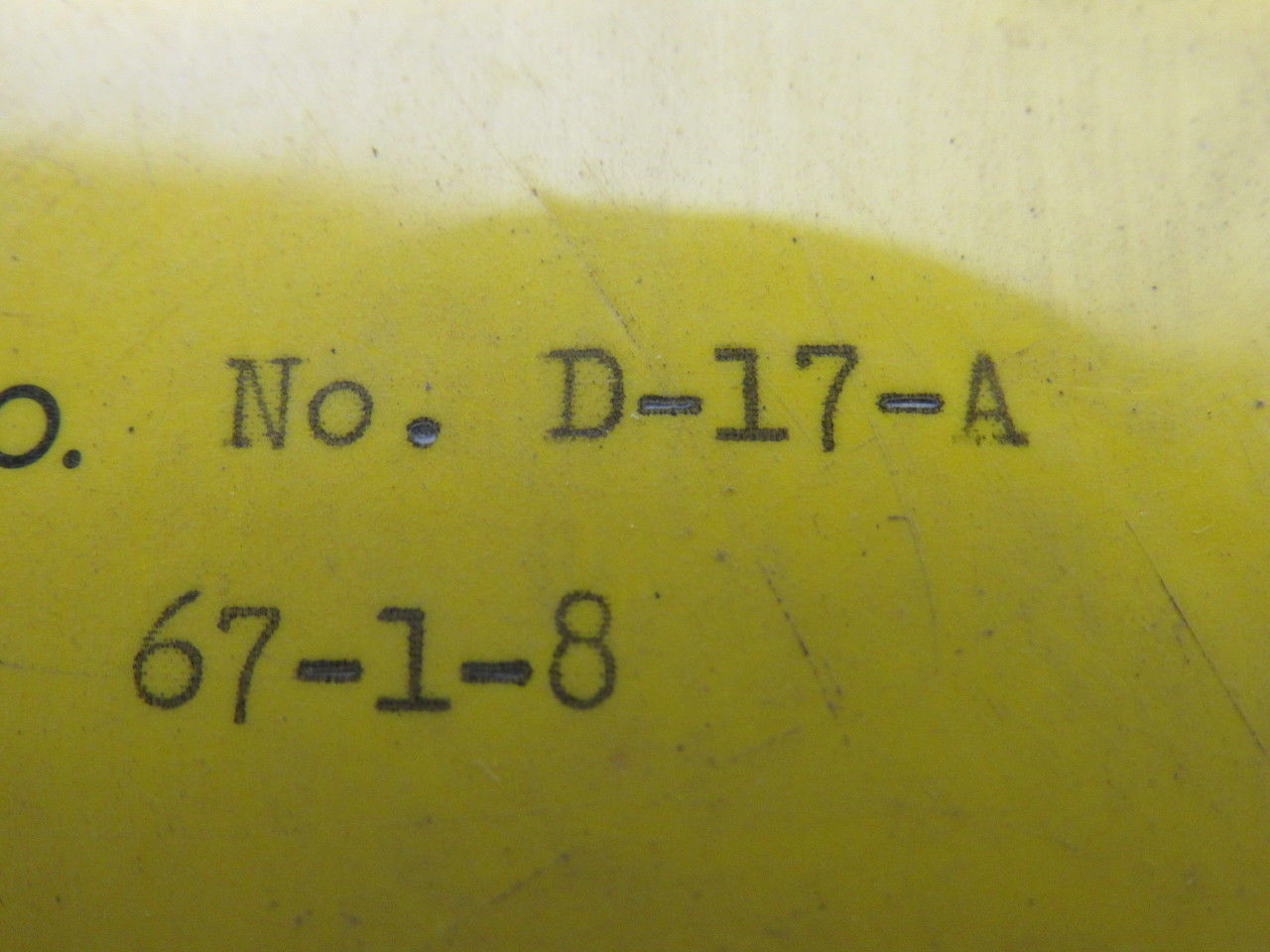 Simplicity D-17-A Shakeout Main Bearing Seal Washer 5-5/16" ID X 10" OD