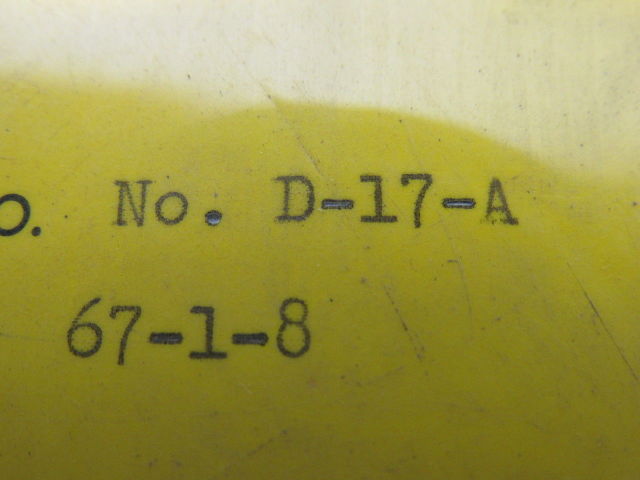 Simplicity D-17-A Shakeout Main Bearing Seal Washer 5-5/16" ID X 10" OD