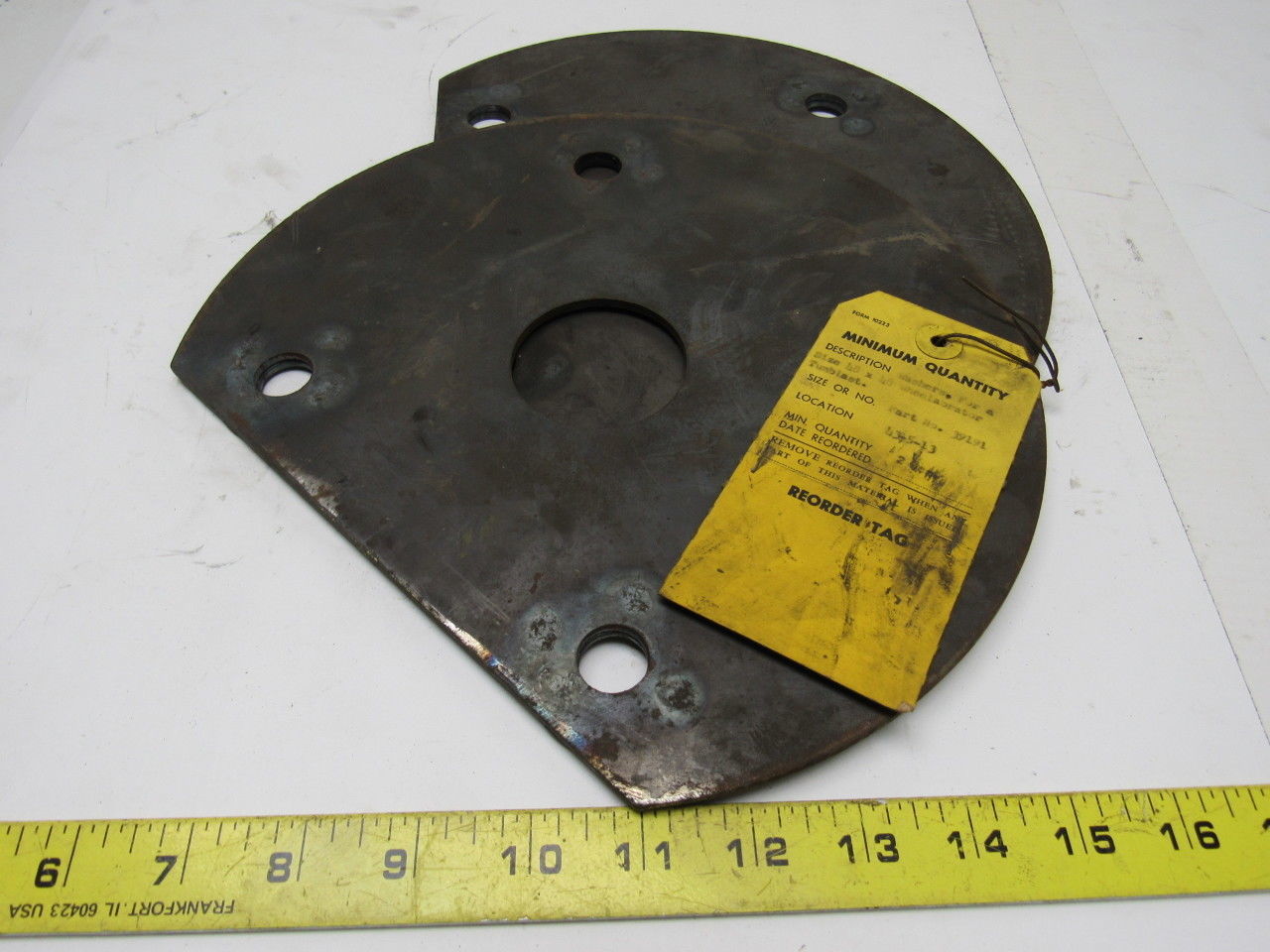 Wheelabrator 39191 48 X 48 Tumbleblast Washer 10-1/2" OD X 2-1/8" ID Lot Of 2