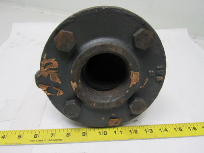 2-1/2FL24 2-1/2" X 1-1/4" Cast Steel Pipe 90° Cleanout W/Flange