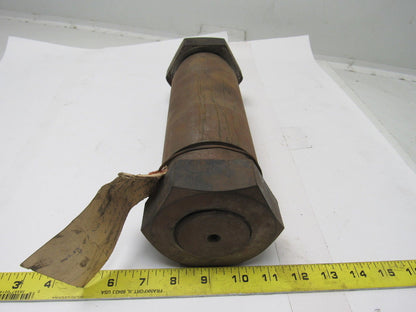 Pin For 10 Ton Hoist Bottom Block 3-9/16" OD X 11-3/4" OAL 3.825" Nut
