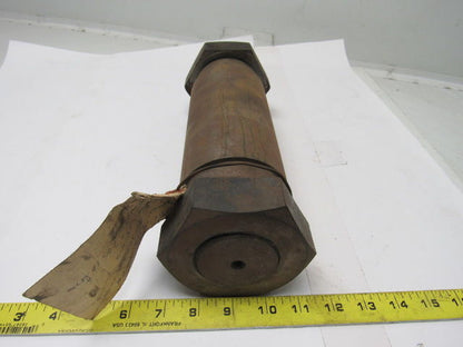 Pin For 10 Ton Hoist Bottom Block 3-9/16" OD X 11-3/4" OAL 3.825" Nut