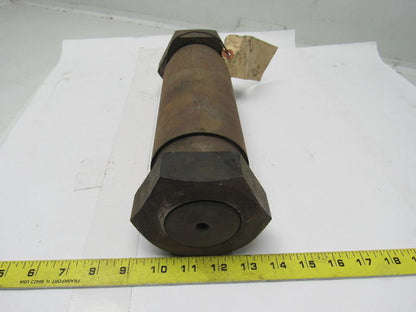Pin For 10 Ton Hoist Bottom Block 3-9/16" OD X 11-3/4" OAL 3.825" Nut