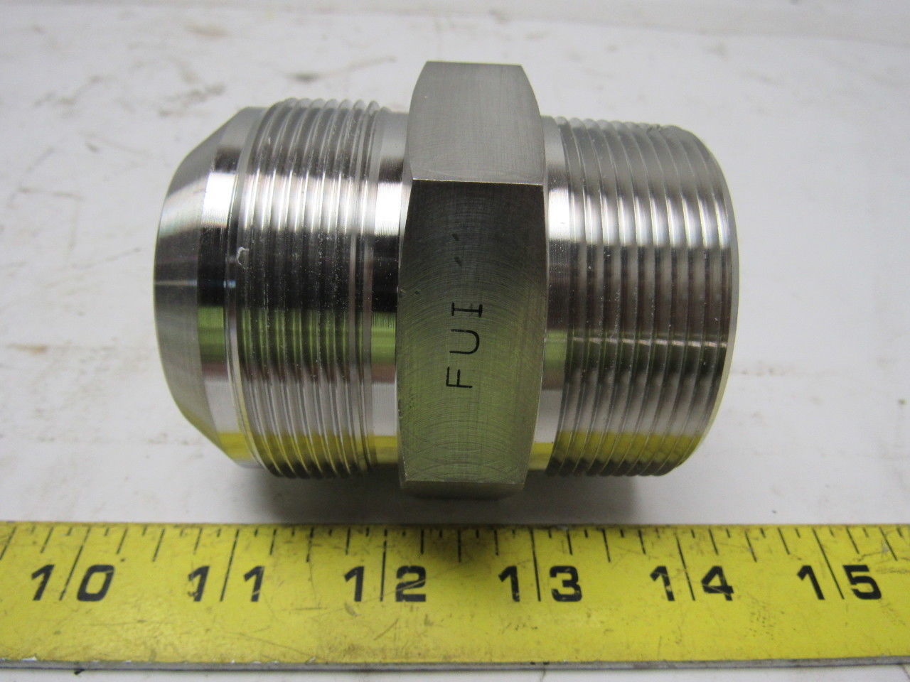 Fittings Unlimited Y-SS-2404-32-32  Stainless Steel Adapter 32MJ-32MP Straight