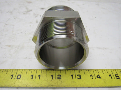 Fittings Unlimited Y-SS-2404-32-32  Stainless Steel Adapter 32MJ-32MP Straight