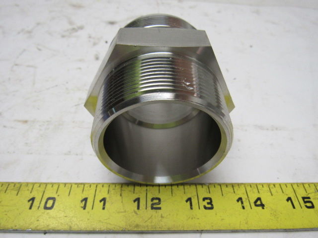 Fittings Unlimited Y-SS-2404-32-32  Stainless Steel Adapter 32MJ-32MP Straight