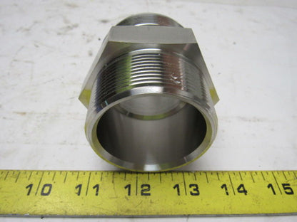 Fittings Unlimited Y-SS-2404-32-32  Stainless Steel Adapter 32MJ-32MP Straight
