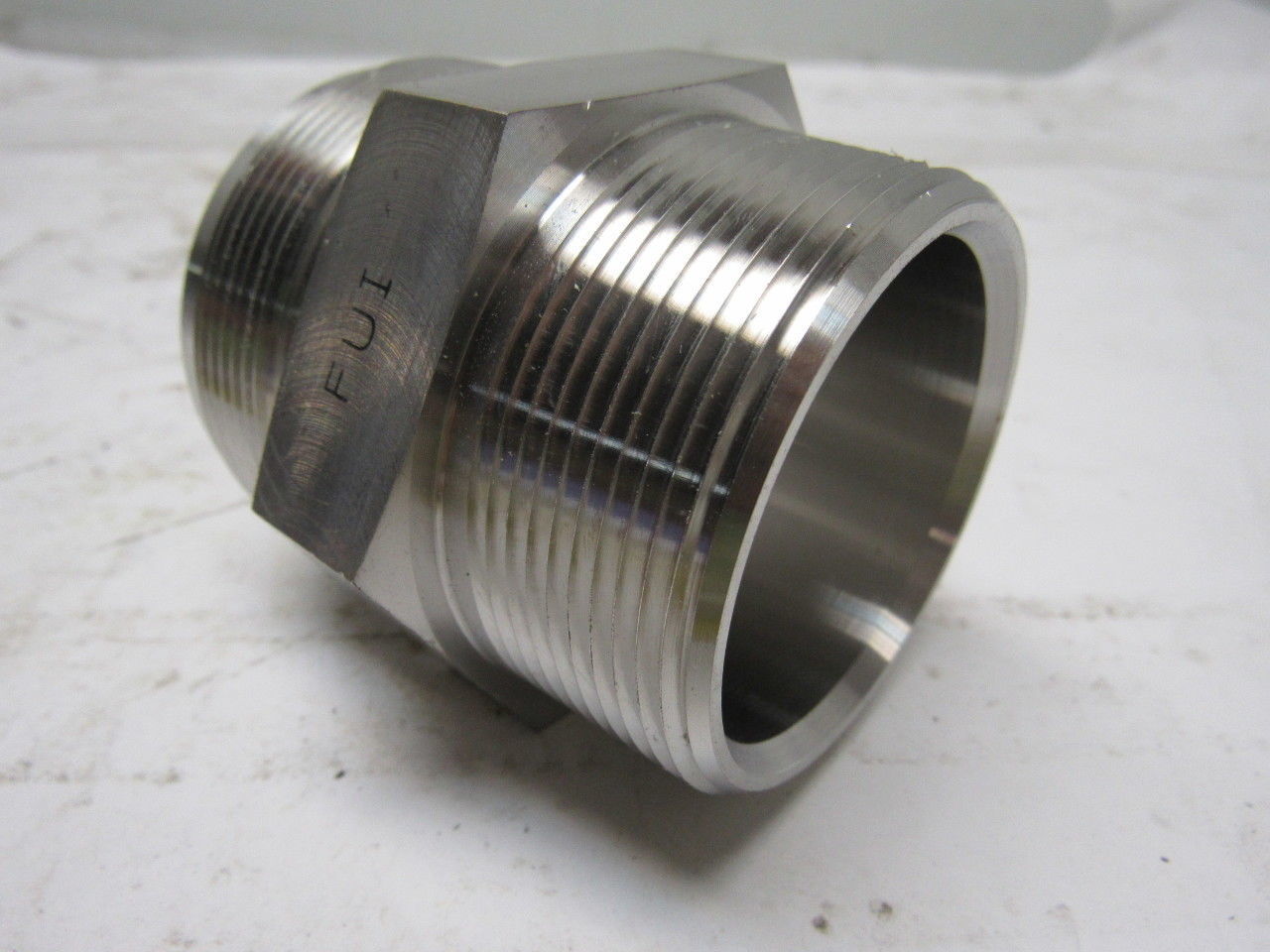 Fittings Unlimited Y-SS-2404-32-32  Stainless Steel Adapter 32MJ-32MP Straight