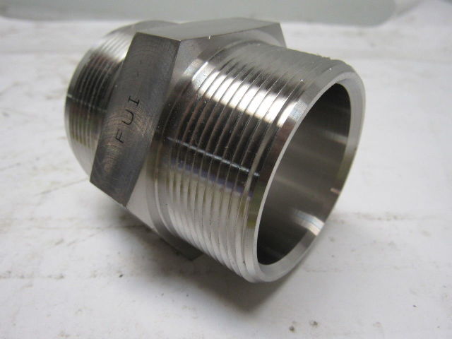 Fittings Unlimited Y-SS-2404-32-32  Stainless Steel Adapter 32MJ-32MP Straight