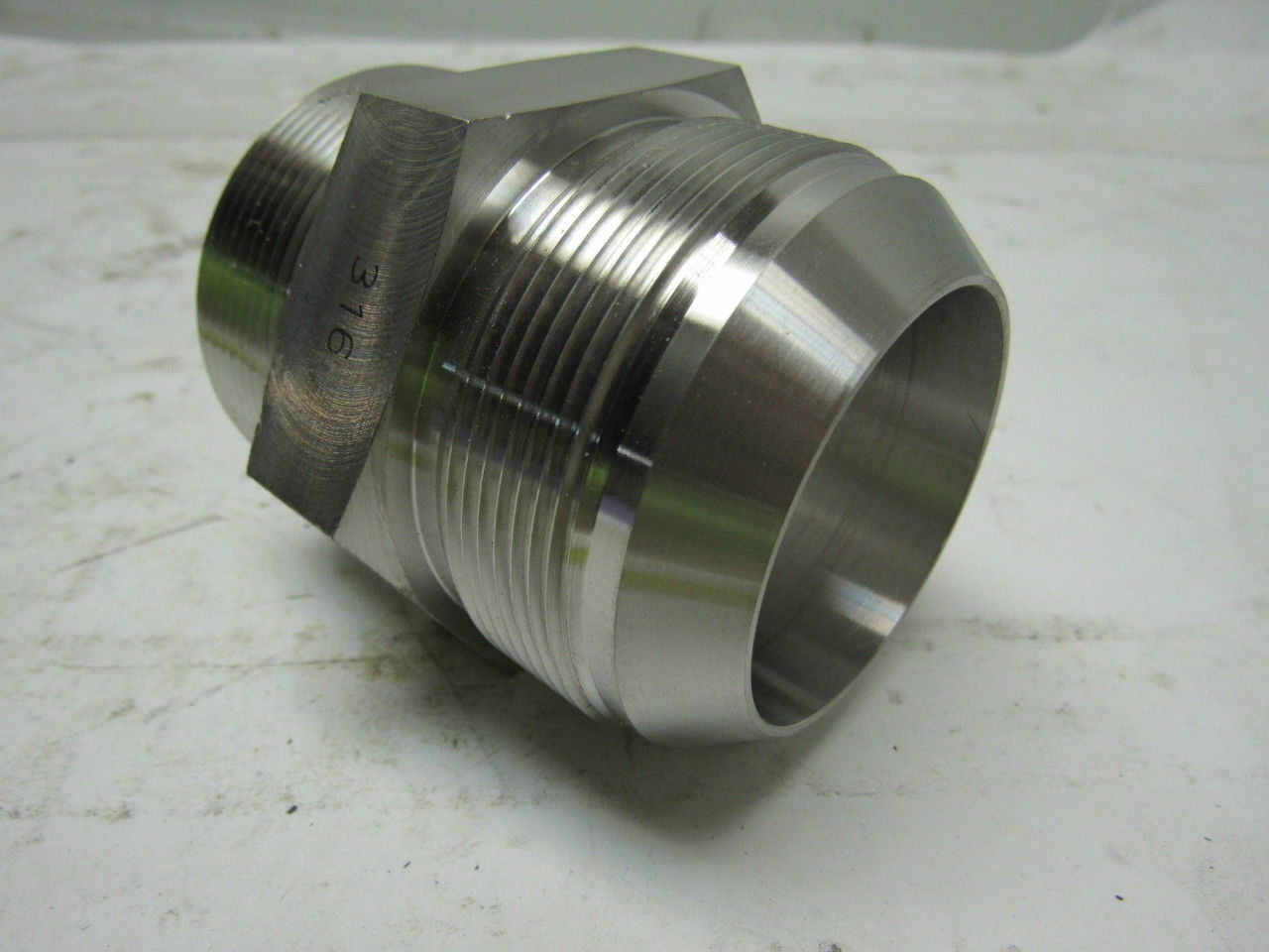 Fittings Unlimited Y-SS-2404-32-32  Stainless Steel Adapter 32MJ-32MP Straight