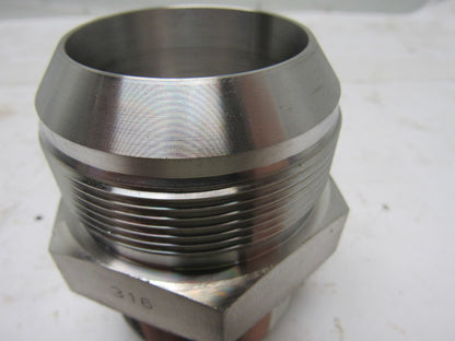 Fittings Unlimited Y-SS-2404-32-32  Stainless Steel Adapter 32MJ-32MP Straight