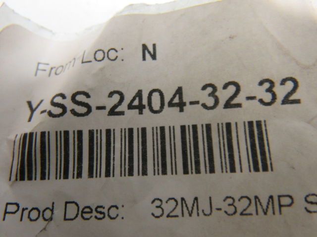 Fittings Unlimited Y-SS-2404-32-32  Stainless Steel Adapter 32MJ-32MP Straight