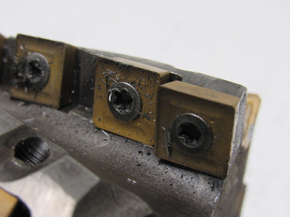 Walter F2238.UB.102.Z04.076 4" Diameter Indexable Helical Mill Milling Cutter