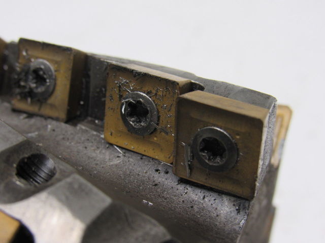 Walter F2238.UB.102.Z04.076 4" Diameter Indexable Helical Mill Milling Cutter