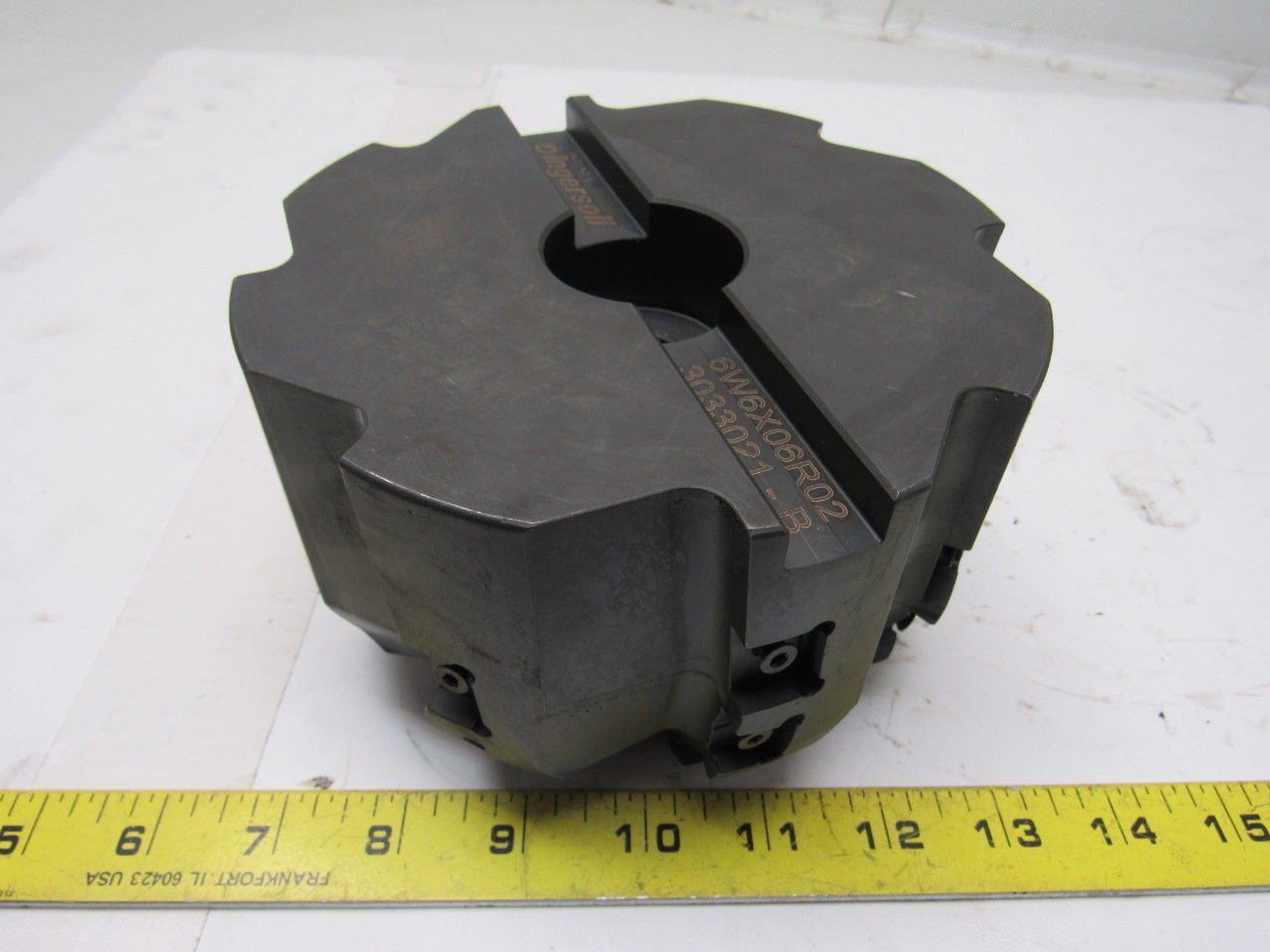 Ingersoll 6W6X06R02 Ball Nose End mill Cutter Head 6" OD X 4" Height