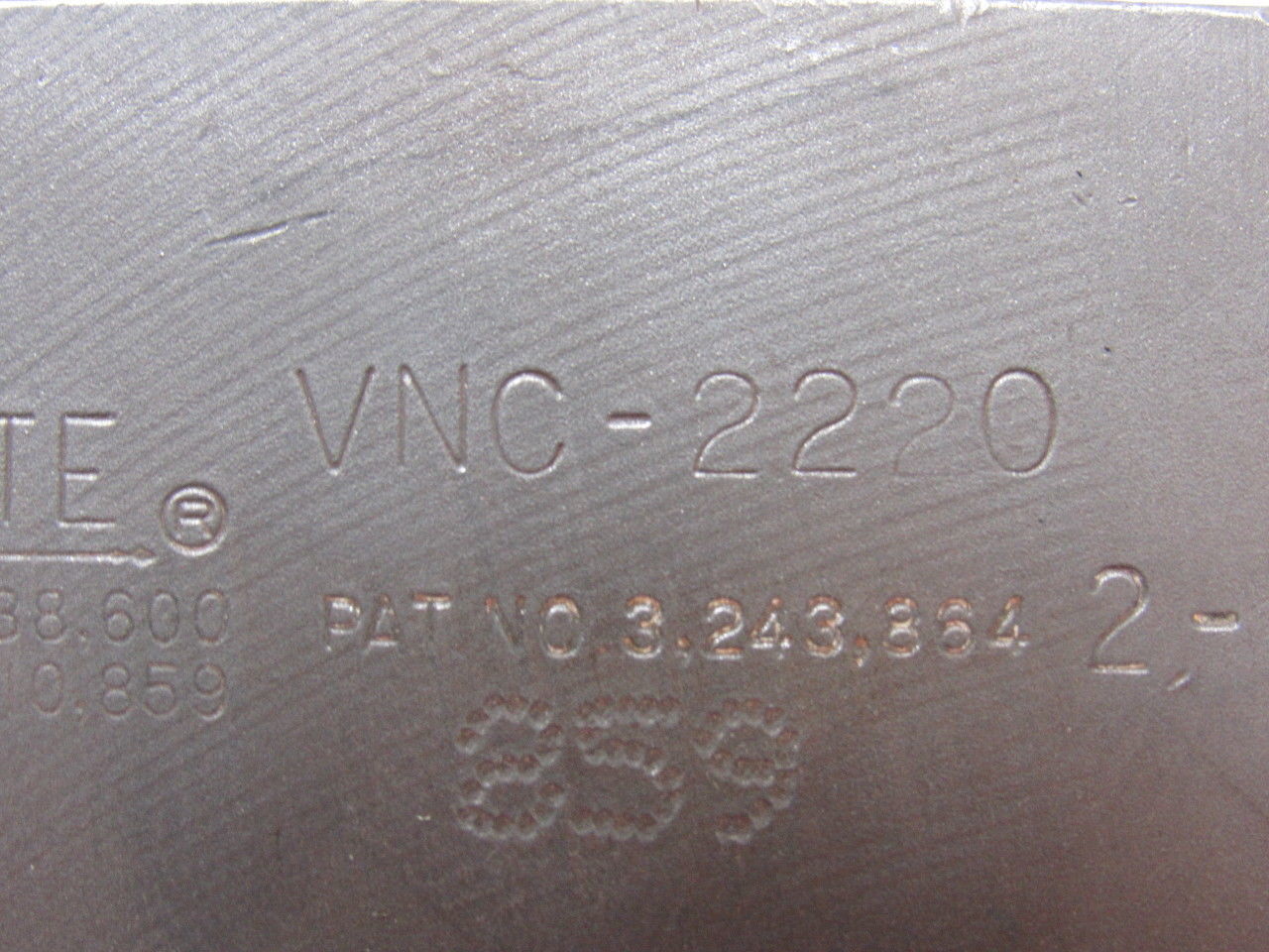 Valenite VNC-2220 1.5" Square Shank Lathe Tool Holder 6" Length