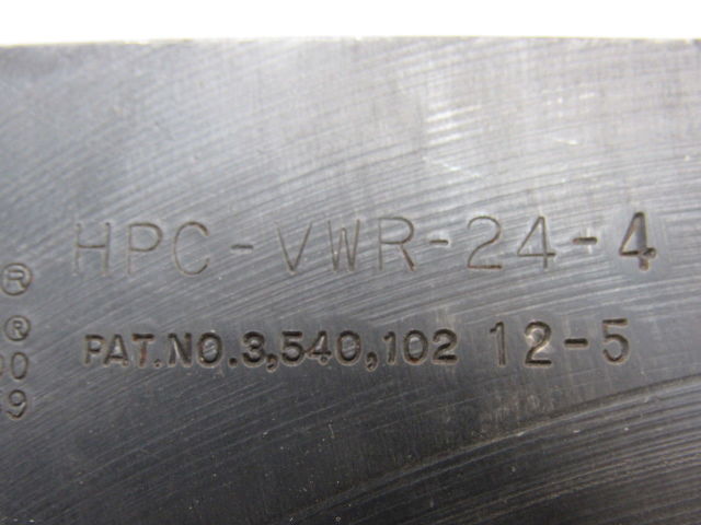 Valenite HPC-VWR-24-4 1.5" Square Shank Screw Type Lathe Tool Holder 8" Length