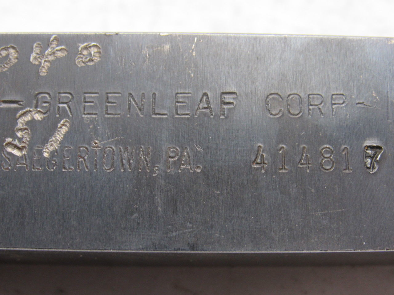 Greenleaf Corp. 414817 1-1/4" Square Shank Lathe Tool Holder 6-5/8" Length