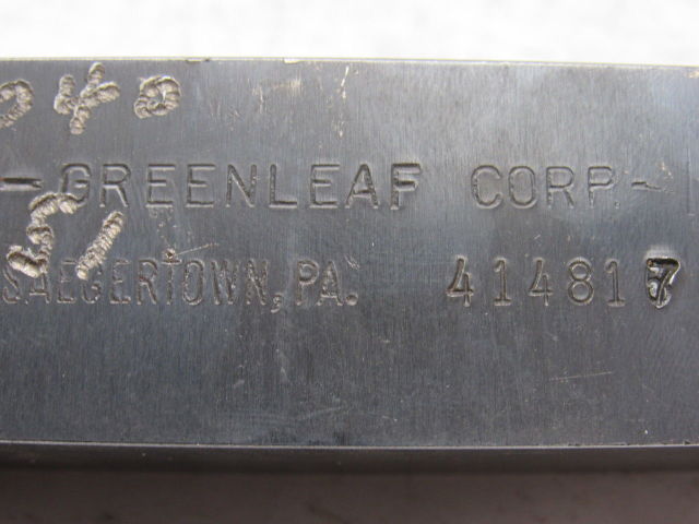 Greenleaf Corp. 414817 1-1/4" Square Shank Lathe Tool Holder 6-5/8" Length