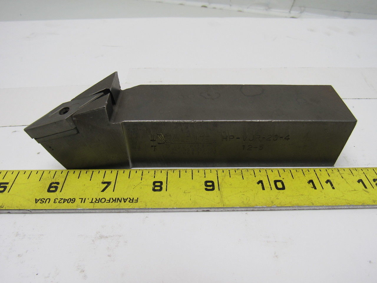 Valenite HP-VJR-20-4 1-1/4" Square Shank Screw Type Lathe Tool Holder 6" Length