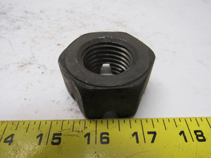 1-1/4"-7 Plain Finish Steel Slotted Castle Nut Lot of 10