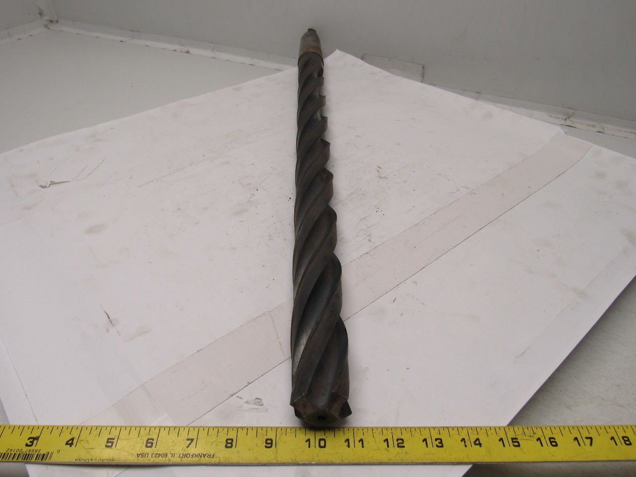 1-21/32" Flat Bottom Cut # 5 Morse Taper Shank Drill Bit 31-3/8" OAL